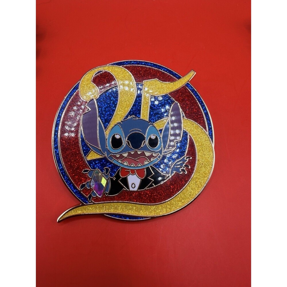 Celebrating 25 years of Disney Pins event Dress to Impress! Stitch Pin LE 750